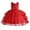 Red lace flower girl dress, variant on Tulle Flower Girl Dress Baby Girls Sleeveless Sequin Tiered Pageant Dresses for Wedding Toddler First Communion Gown December Gift for Baby Size 7-8 Years