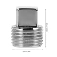 thumbnail image 2 of IDEANATEGRATE 1Pcs Kayak Drain for Boat Owners 0.98X0.79X0.79in Silver, 2 of 8