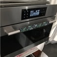 thumbnail image 3 of SEANATIVE 6 PCS Refrigerator Door Handle Covers Kitchen Appliance Decor Handles Protective Keep Off Fingerprints, Stains, Universal Protector for Microwave, Oven, Stove, Flower Leaf Black, 3 of 7