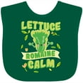 thumbnail image 3 of Inktastic Lettuce Romaine Calm Boys or Girls Baby Bib, 3 of 4