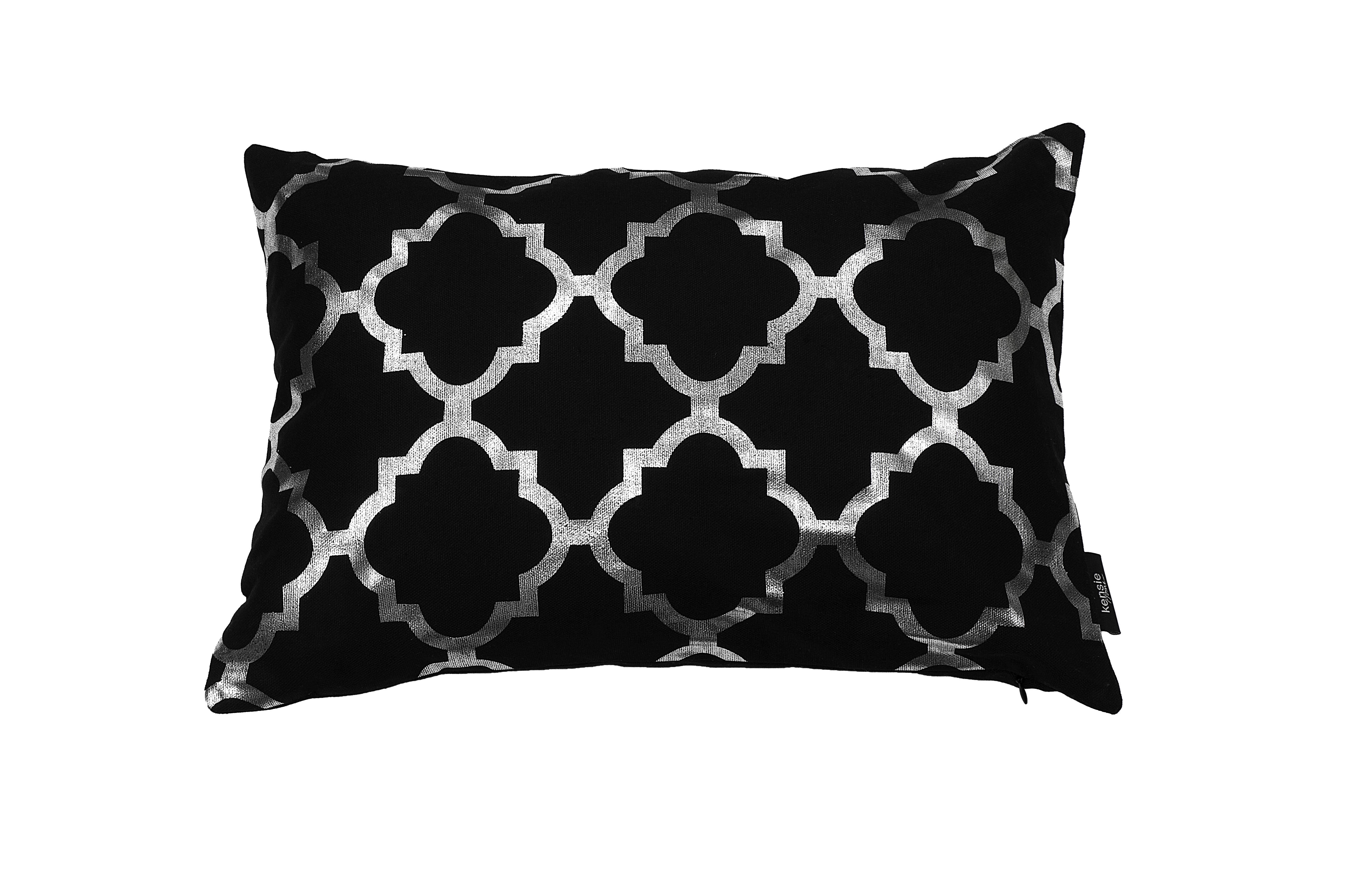 Holly Metallic Lattice Decorative Pillow