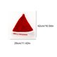 thumbnail image 3 of onlyliua Ofertas Del Día Liquidación Prime Suministros de Decoración Navideña Gorro de Peluche Corto de Alta Calidad para Navidad Suministros Navideños Gorro Navideño para Adultos Disfraz de Fiesta, 3 of 6