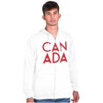 thumbnail image 5 of Canada Maple Leaf Flag Patriotic Zip Up Hoodie Men's Women's Brisco Brands S, 5 of 5