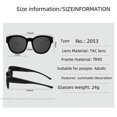 thumbnail image 2 of Gafas de sol polarizadas TR para hombre y mujer, gafas de sol modernas para conducción al aire libre, miopía, 2 of 5