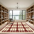 thumbnail image 2 of ODIKA 6'x9' Machine Washable Non-Slip Area Rug, Geometric Beige High Traffic Rug, Beige, 1097576, 2 of 7