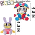 thumbnail image 3 of Stuffed Animals Jax And Pomni Digital Circus Horror Cute Stuffed Plushies 2pc Set For Birthdays And, 3 of 5