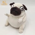 thumbnail image 2 of Llavero de peluche de perro Pug feo, animales pequeños, lindo cachorro Shar Pei, juguete de peluche, colgante Kawaii, muñeco de dibujos animados suave, decoración, regalos para niñas y niños, 2 of 5