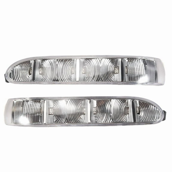 Car Side Mirror Turn Signal Light Blinker Lamp for - W220 W215 S Class CL500 S500 S600 2003-2006,2 x Turn Signal Light,White
