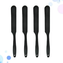 LOLIPPYY 4-Piece Pastry Tool Set for Baking and Cream Spreading, Black Kitchenware for Home Cooks