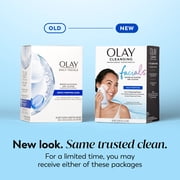 Olay Daily Facials Deeply Purifying Cleansing Cloths, Gentle Makeup Remover, Fragrance-Free, 66 Count