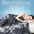 thumbnail image 6 of ALANDA Cooling Blanket Queen Tie Dye, Double-Sided [Cooling/Cotton] Soft Breathable Lightweight Summer Blanket for Bed Sofa Travel Adult Kids Hot Sleeper Black 79" x 86", 6 of 8