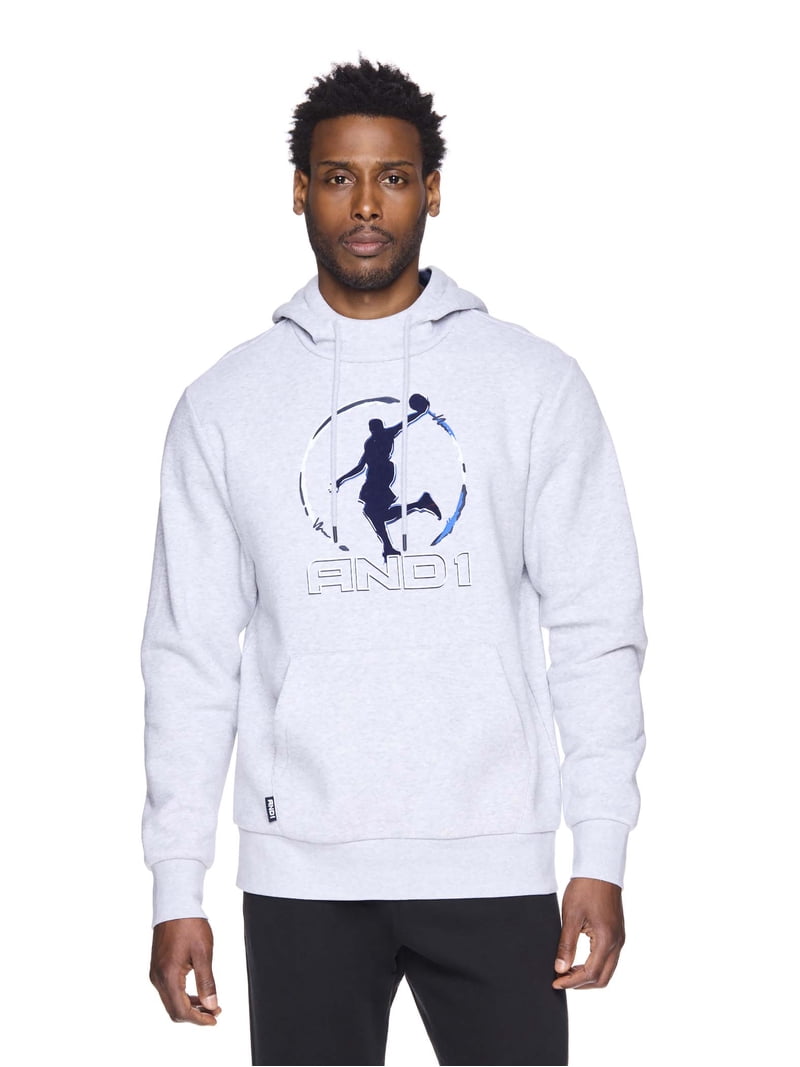 And1 Mens and Big Mens Double Team Hoodie, up to Size 5XL