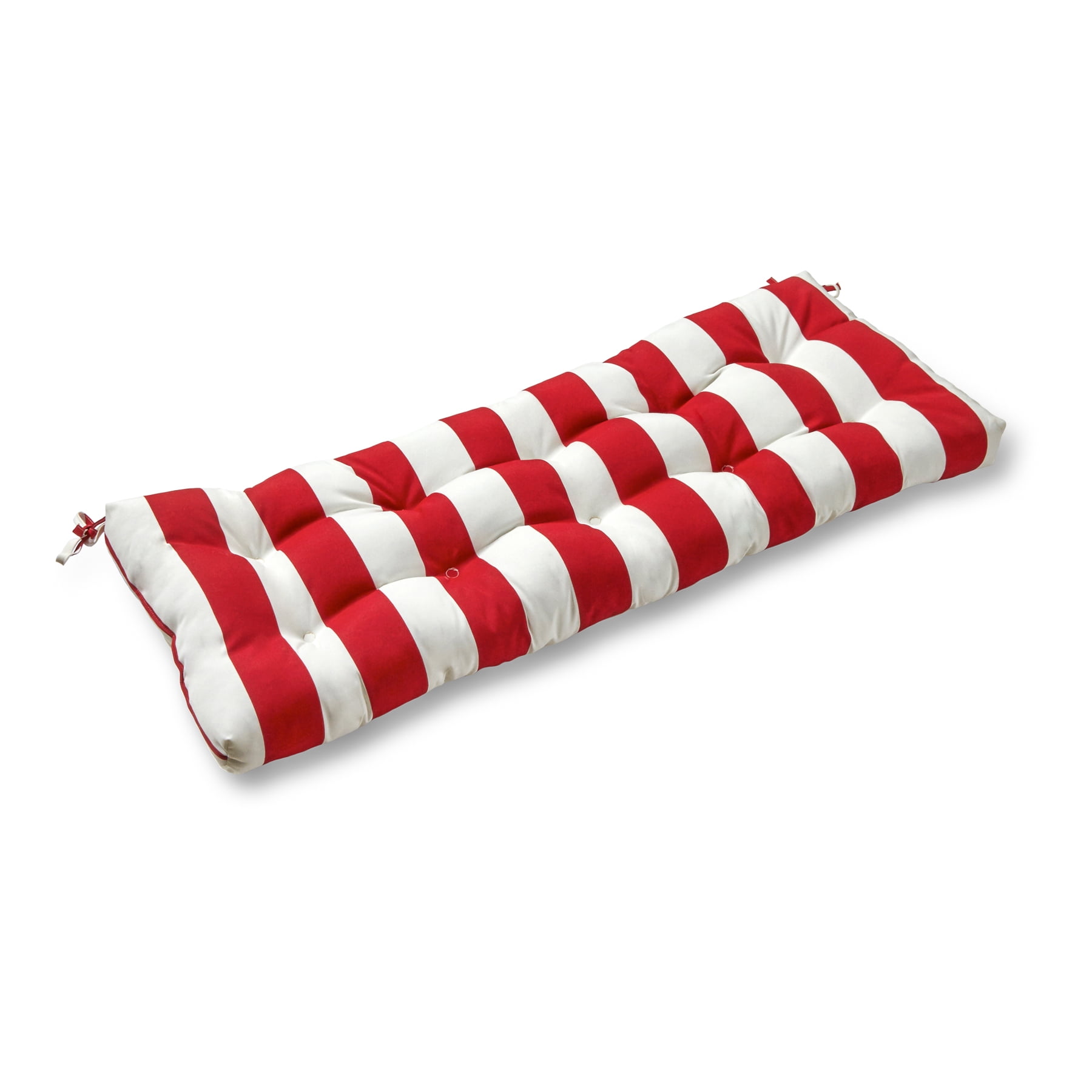 Porch Swing Cushion Padding Outdoor Patio Pillow Bench Seat 44" Red Stripe 