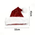 thumbnail image 2 of iHPH7 Christmas Hat Christmas Gifts Warm Hats for Women Santa Hat Skull Cap Knitted Hat Beanie Hats for Women Pink One Size, 2 of 2