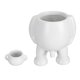 thumbnail image 1 of Innovative Little Man Imitation Ceramic Flower Pot Succulent Planter Decoration Desktop Flower Pot White, 1 of 4