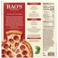 thumbnail image 3 of Rao's Made for Home Uncured Pepperoni Pizza Frozen Pizza, 18.3 oz Box, 3 of 8