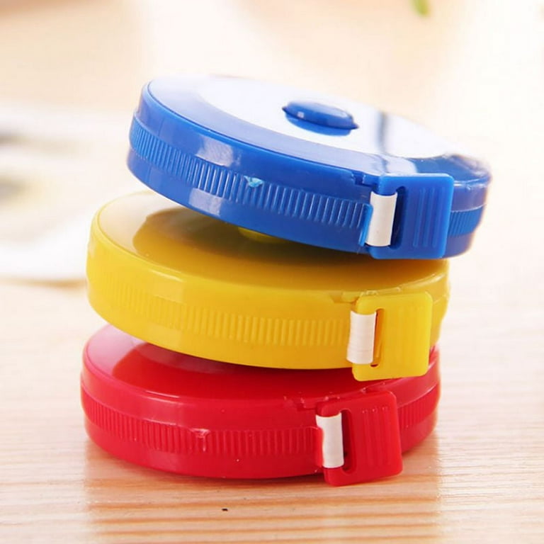 Portable Mini Measuring Tape Measure Retractable Metric Belt Colorful Ruler Centimeter inch Children Height Ruler Kitchen