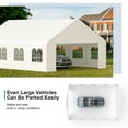 thumbnail image 3 of 20x26 Carport Party Tent Heavy Duty Carport with Removable Sidewalls Outdoor Storage Shelter Portable Garage, 3 of 7