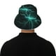 thumbnail image 5 of Balery Green Lightning Flash Sombreros para el sol para hombre y mujer, sombrero de pescador con UPF 50+, 5 of 6