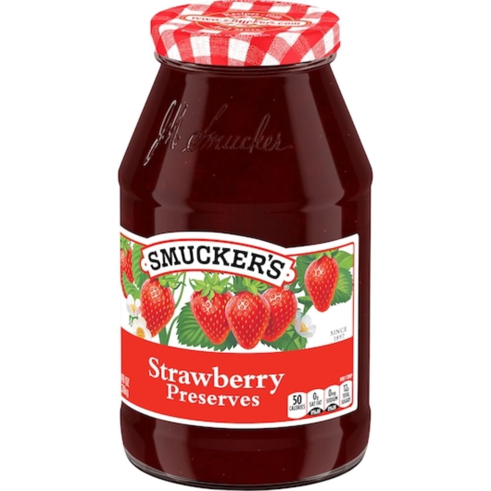 Smucker s Strawberry Preserves, 48 Ounces, 6 Jars Per Case