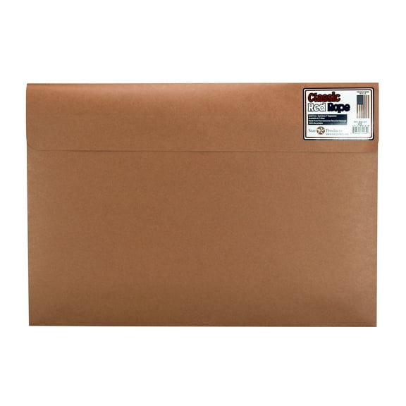 Star Products Red Fiber Art Envelope, 14" x 20"