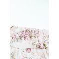 thumbnail image 3 of ABPHQTO Vestido largo de tubo sin tirantes con estampado floral rosa para mujer, 3 of 5
