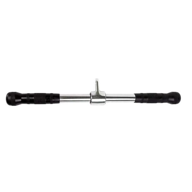 Máquina de polea de cable para barra LAT con asa para entrenamiento de fuerza de alta resistencia Plateado y negro