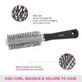 thumbnail image 3 of Vega Round Hair Brush For Adding Curls, Volume and Waves In Hairs All Hair Types (R10-RB) Color May Vary, 3 of 6