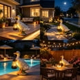 Solar Light Garden Ornament Outdoor Courtyard Simulation Ducks Solar ...