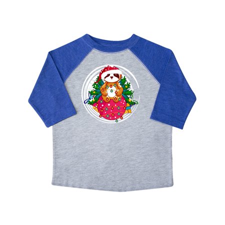 

Inktastic Christmas Sloth Gift Toddler Boy or Toddler Girl T-Shirt