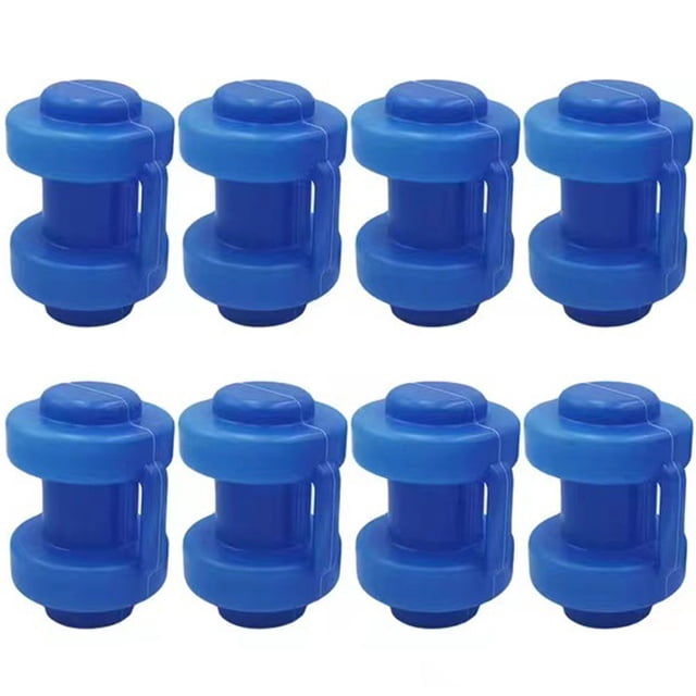 Miangastore 8Pcs Large Trampoline Enclosure Pole Caps Trampoline Caps Plastic Trampoline Replacements