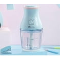 thumbnail image 2 of Bear Food Processor-Food Chopper Electric Dual Speed for Meat, Vegetable, 0.6L,Blue, 2 of 5