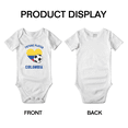 thumbnail image 3 of Future Soccer Player Colombia Soccer Fan Baby Rompers (White, 18-24 Months), 3 of 5
