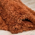 thumbnail image 2 of Allstar Orange Solid Thick Modern Shaggy Area Rug (7' x 10' 2"), 2 of 5