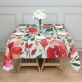 thumbnail image 3 of Pioneer Flower Floral Print Pattern Square Tablecloth,Waterproof Square Table Cover,Wipeable Spillproof Washable Table Cover for Home Kitchen Party Decor 42"X42"(107x107cm), 3 of 6