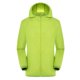thumbnail image 1 of Chaqueta cortavientos ultraligera a prueba de lluvia transpirable impermeable a prueba de viento para mujeres y hombres NewFruit Green3XL, 1 of 2