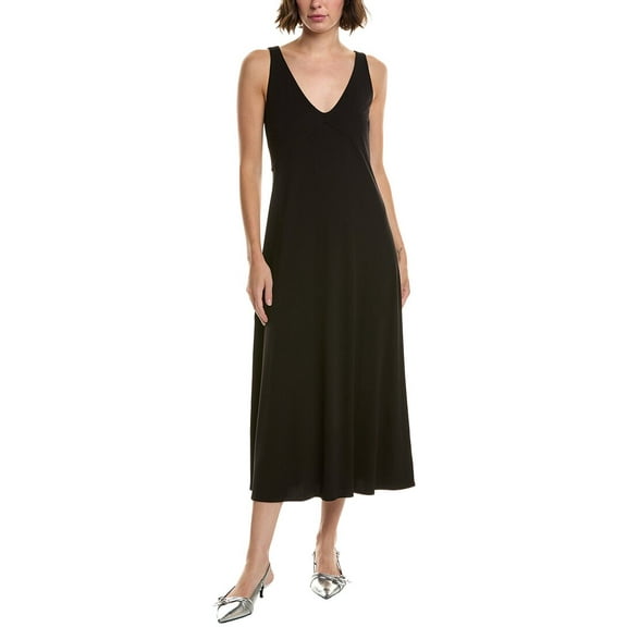 Velvet by Graham & Spencer womens Hayes Midi Dress, l, Black