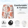 thumbnail image 5 of Lsque Mens Swim Trunks Squirrel And Pattern - Bathing Suit Compression Liner - Beach Swim Shorts Swimwear - (S-3XL) - Stretch Quick Dry -Small, 5 of 9