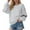 Light Gray, variant on Tiweut Womens Sweatshirts Heavyweight Solid Color Crewneck Long Sleeve Side Line Fall Fashion Casual Streetwear Loose Pullover Top,Black,L
