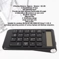 thumbnail image 3 of Teclado Numérico, Teclado Numérico Inalámbrico 2.4G Teclas En Forma De U Distancia Efectiva De 32.8 Pies 19 Teclas Plug And Play Con Pantalla Para Escritorio, 3 of 7