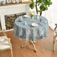 thumbnail image 2 of Mantel Horaldaily Easter 178 x 178 cm redondo de poliéster azul, 2 of 6