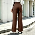 thumbnail image 5 of QINGFSAP Womens Fleece Sweatpants with Pockets Drawstring Waist Straight Leg Casual Daily Long Pants, 5 of 6