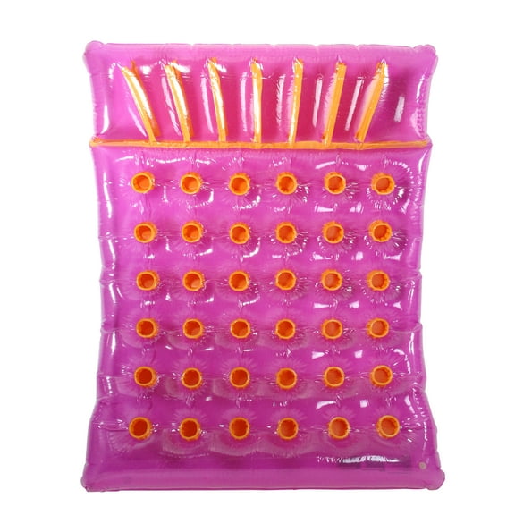 Swimline 78" Inflatable 2-Person Water Sports Double Swimming Pool Mat Float - Purple