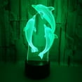 thumbnail image 5 of SHAR Dolphin 3D Light 7 their Touch Light Stereoscopic 3D Vision Light, 5 of 5