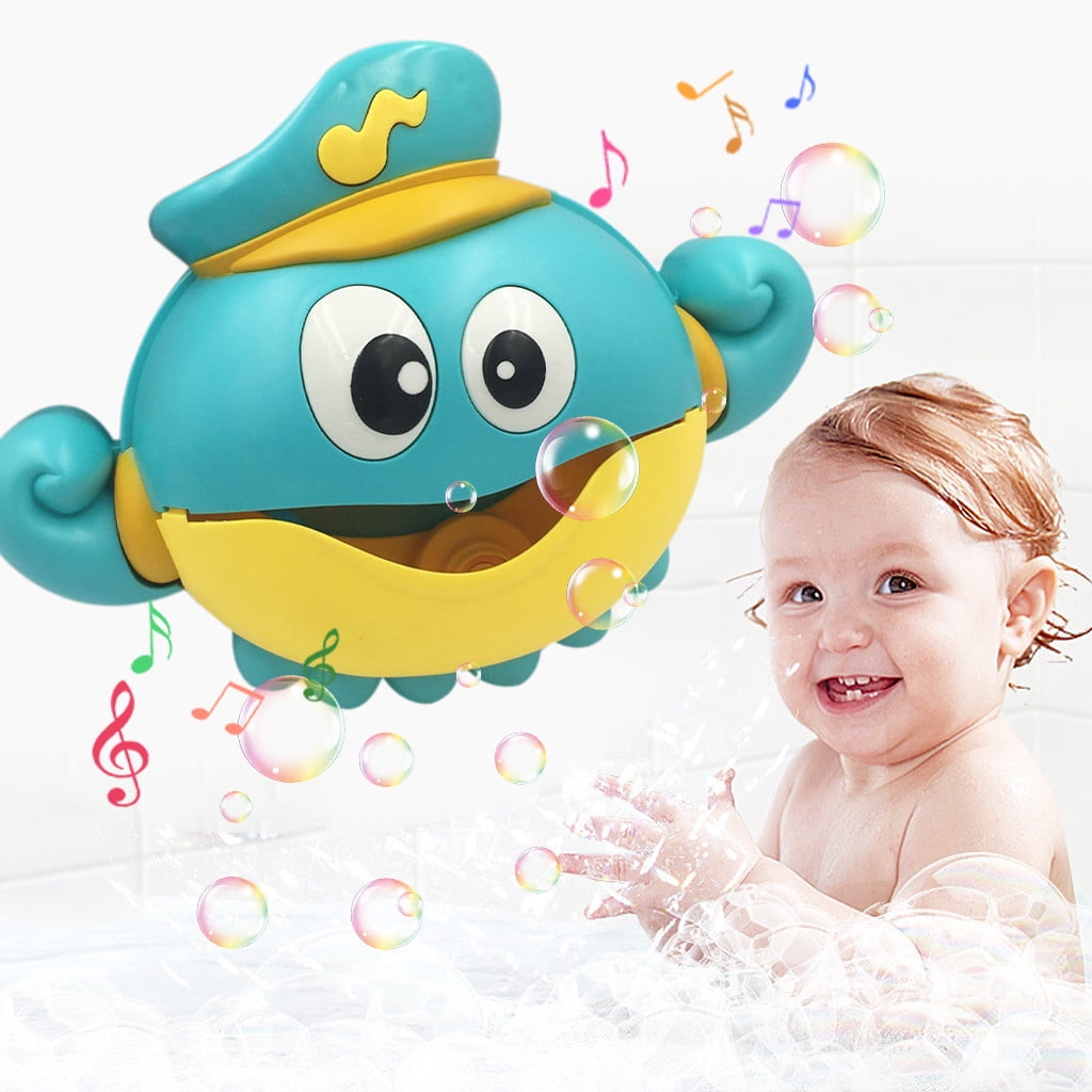 Bubble Machine Big Octopus Automatic Bubble Maker Blower Music Bath Toy