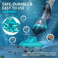 thumbnail image 3 of FOTING Automatic Pool Cleaner for Above-Ground Pools Blue, 3 of 9