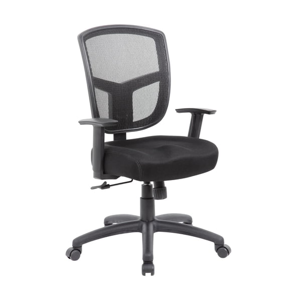 Scranton & Co Contemporary Contract Mesh Task Chair in Black