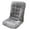 Grey, variant on High Back Rocking Chair Cushion with Non Bottom and Secure Ties for Patio Comfort