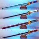 thumbnail image 2 of Bloques de construcción de espadas samuráis, espada ninja, katana, anime japonés, mariposa, cuchillo Nichirin, ladrillos, juguetes para niños y adultos, 2 of 5