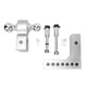 thumbnail image 2 of Kit De Enganche De Remolque, Bola De Enganche De Remolque De Acero Inoxidable, Receptor Ajustable, Capacidad De 12500 Lb Para Camión Pesado De 2 Pulgadas, Receptor De Gancho De, 2 of 7